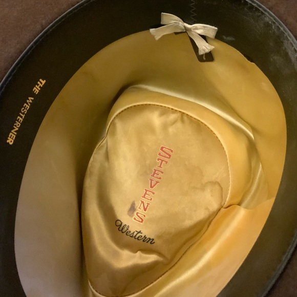 Stevens The Westerner cowboy hat. Men’s size 7 - Picture 4 of 6